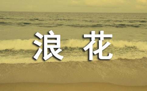 有关生活中的一朵浪花作文700字