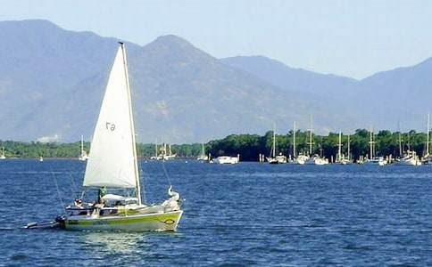 帆船简笔画步骤图