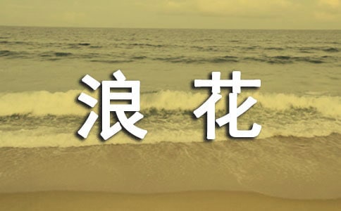 美丽的浪花初三作文
